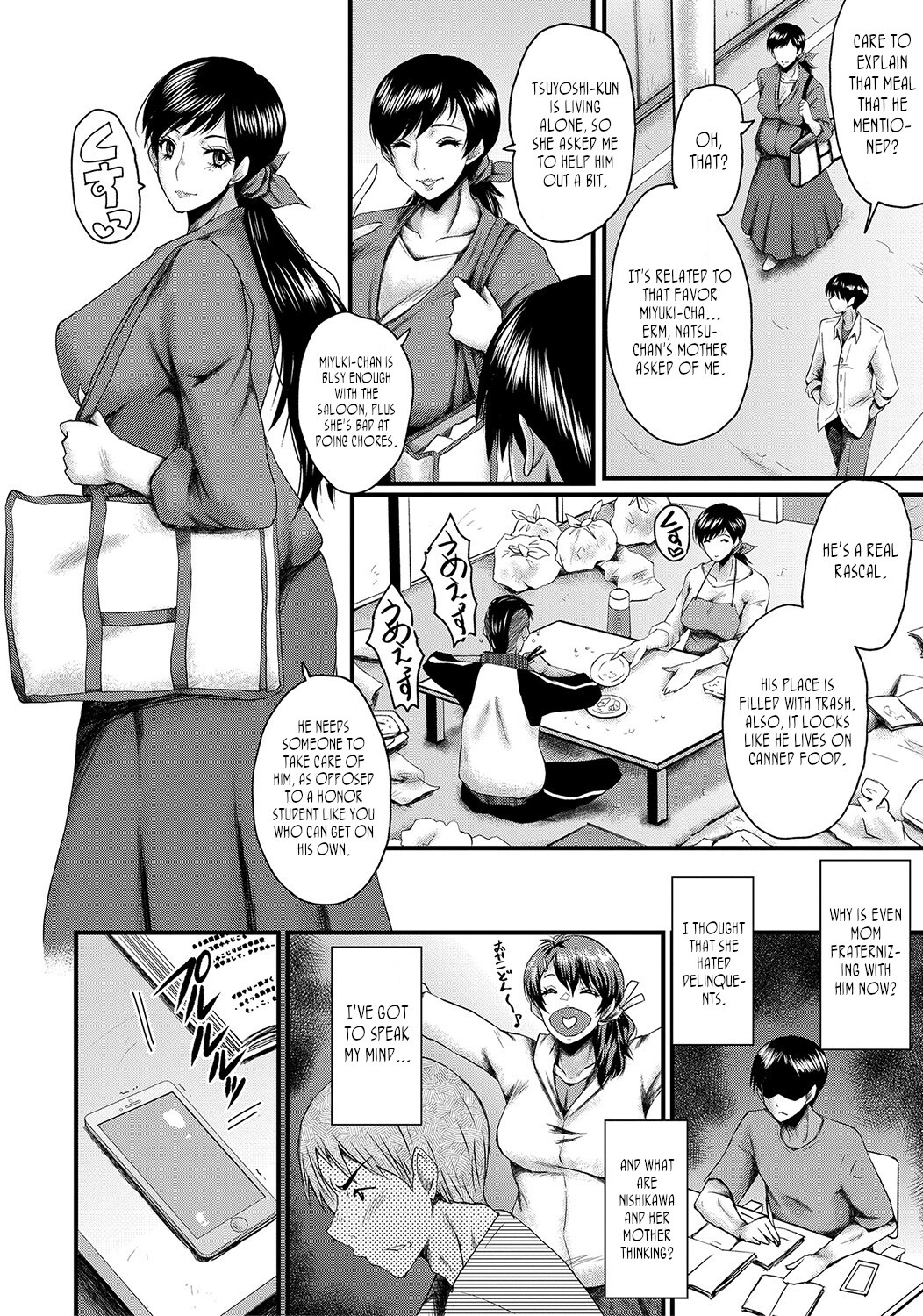 Hentai Manga Comic-My friend stole away both my childhood friend and my mother-Chapter 4-8